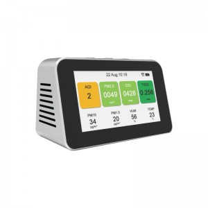 Dienmern 2019 Przenośny wykrywacz jakości powietrza CO2 PM2.5 tester wewnętrzny wykrywacz powietrza PM1.0 PM10 inteligentny monitor jakości powietrza HCHO