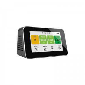 Tester jakości powietrza Przenośny laserowy detektor PM2.5 Inteligentny monitor do domowego samochodu biurowego